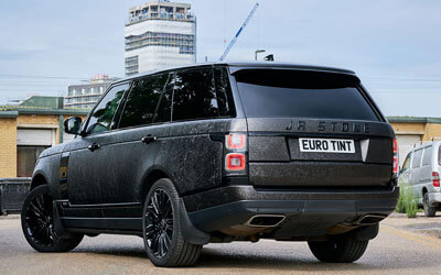 LAND ROVER FORGED CARBON CAR WRAP LONDON