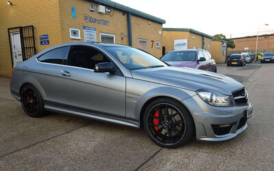 MERCEDES WRAPPED PAINT PROTECTION FILM LONDON