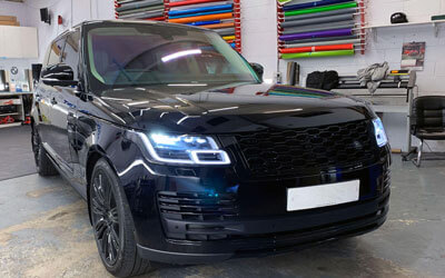 RANGE ROVER WRAPPED PPF PAINT PROTECTION FILM LONDON WHITE CITY
