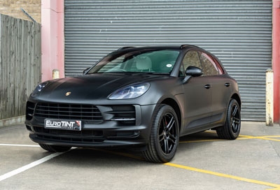 PORSCHE MACAN BLACK SATIN PPF PAINT PROTECTECTION FILM LONDON NEAR ME