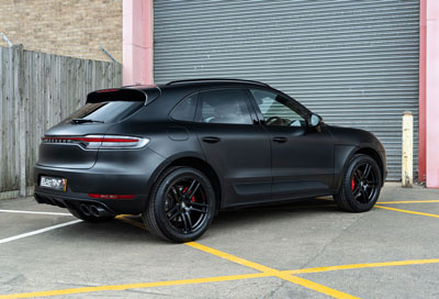PORSCHE MACAN BLACK SATIN PPF PAINT PROTECTECTION FILM LONDON NEAR ME